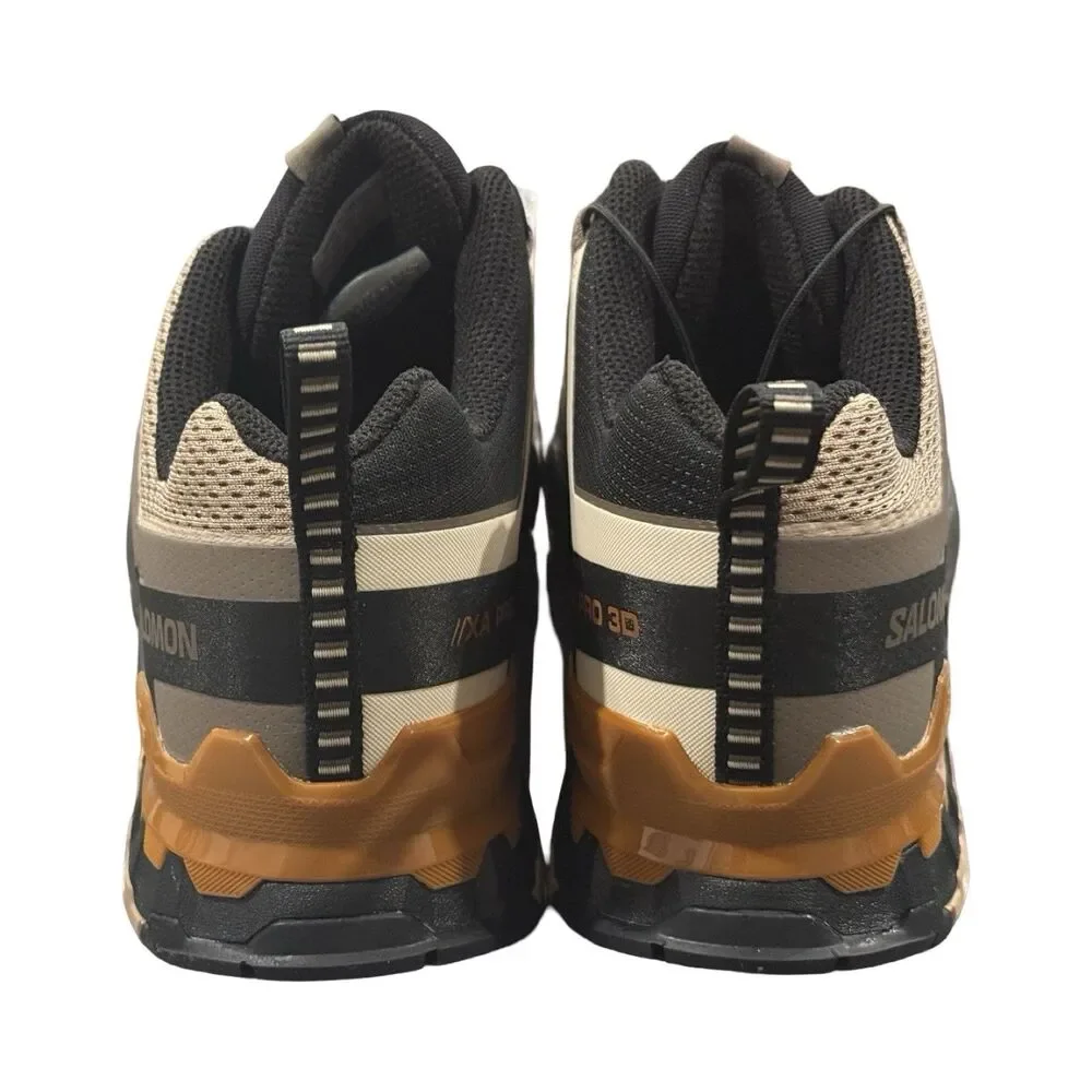 Size 10.5 Salomon XA Pro 3D V9 Trail Natural Black Sugar Almond Mens 472720